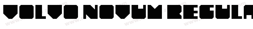 Volvo Novum Regular字体转换